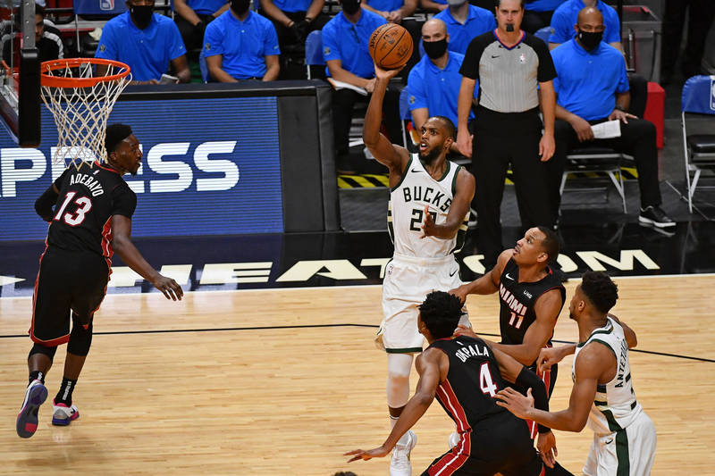 雄鹿再创3分暴雨 浇熄热火写纪录今日NBA战绩